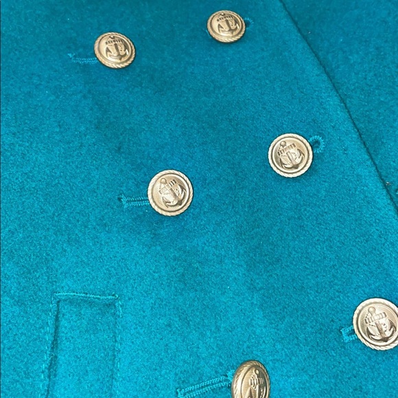 Petit Bateu coat is emerald green new without tags - Picture 3 of 7